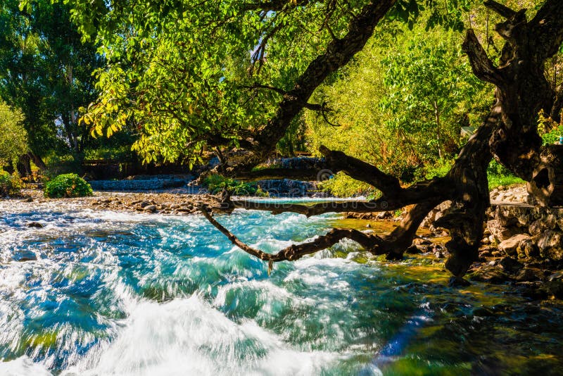 Munzur Mount and National Park. Munzur River in Ovacik, Tunceli Stock ...