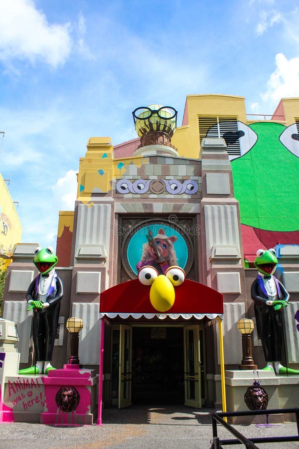 Muppets 3D, Studios De Hollywood Photo stock éditorial Image du