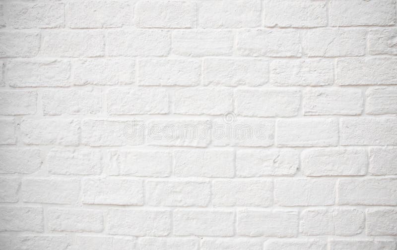 Mur de briques blanc
