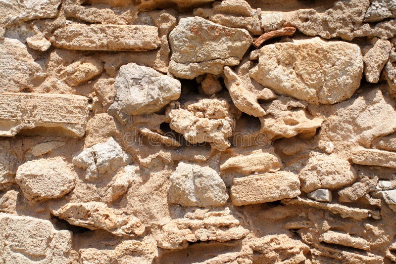 Historical brick wall on the spanish island Mallorca. Historical brick wall on the spanish island Mallorca...
