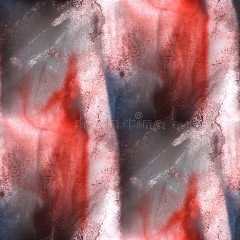 Mural Background Red, Black Seamless Pattern Stock Illustration