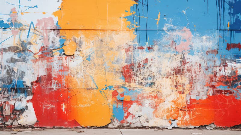 Textură colorată mural stock image