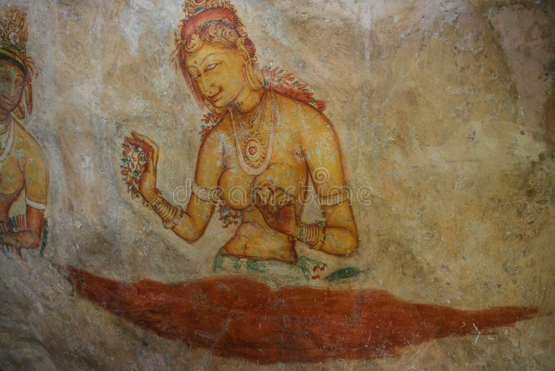 The Mural on Mirror Wall in Sri Lanka Stock Image Image of travel, culture 64949857