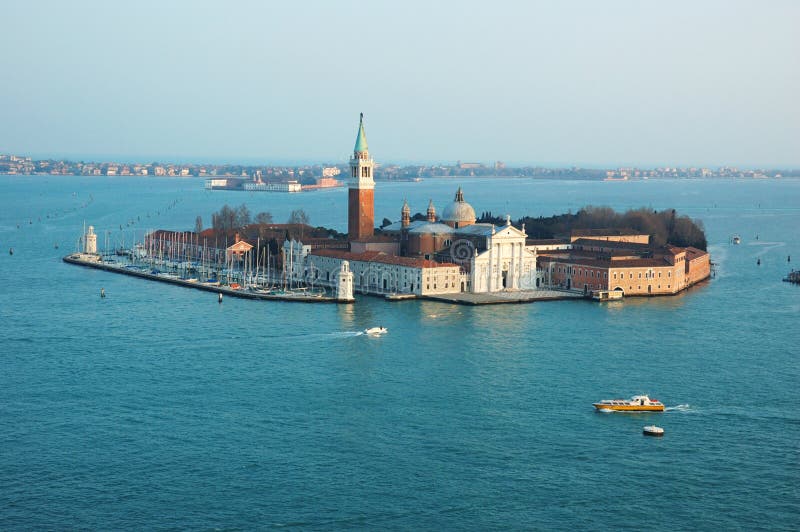 Murano island in the Venetian Lagoon,Italy