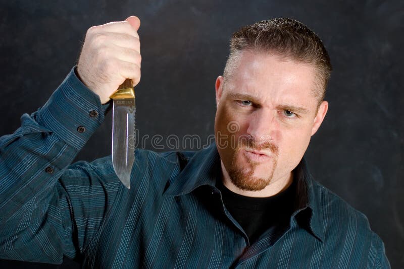 Murderous rage royalty free stock photography Murderous rage royalty free stock photography