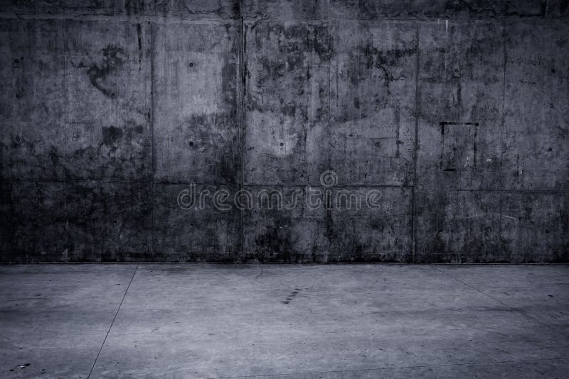 Muro de cemento y piso sucios como fondo fotos de archivo Muro de cemento y piso sucios como fondo fotos de archivo