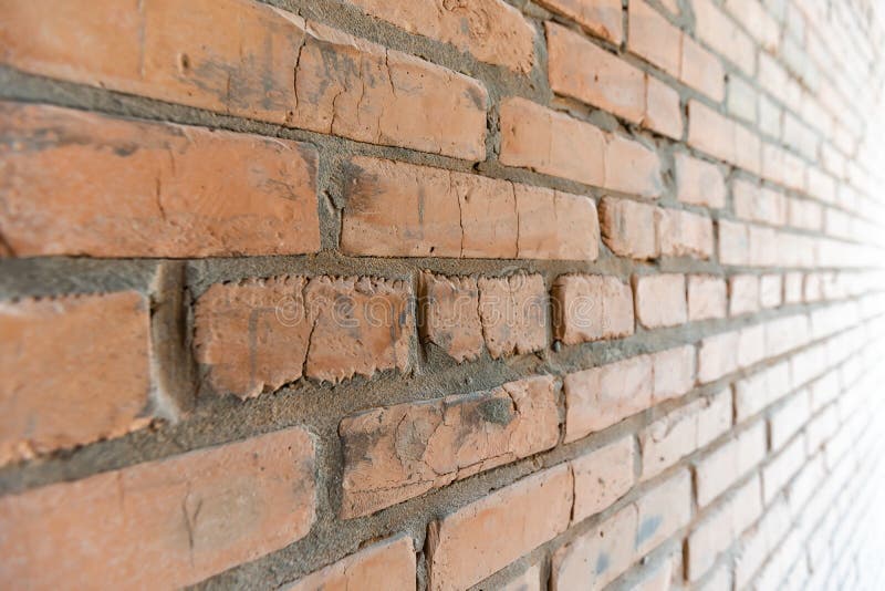 Muro de ladrillo. textura de fondo. renovación de viviendas. imagen de archivo