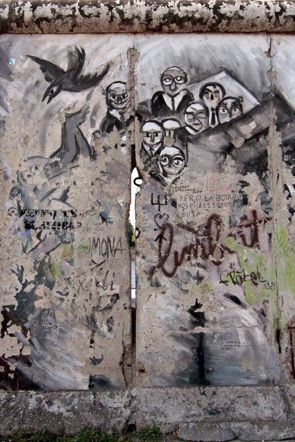 Muro di Berlino immagini stock