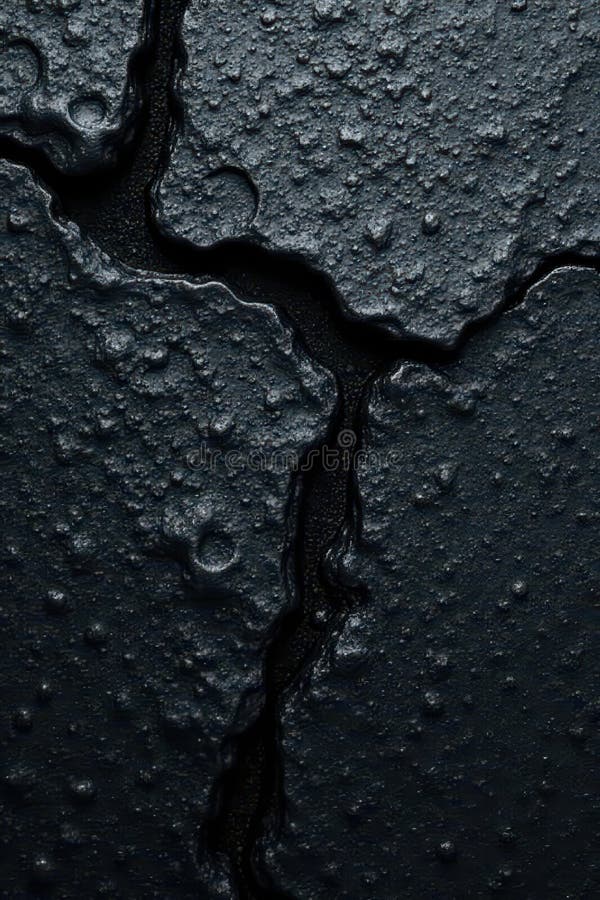 Muro di calcestruzzo nero altamente testurizzato. Cuscinetti di superficie scuri di altissima qualità illustrazione vettoriale