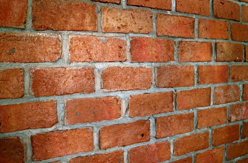 Mattoni In Terracotta Per Esterno Muro Di Mattoni Di Terracotta Nella Vista Di Prospettiva Di Diminuzione