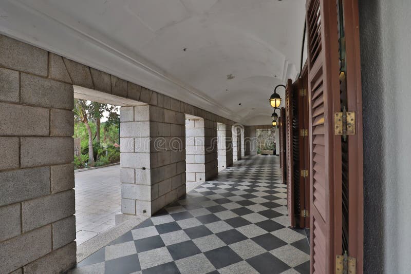 A Murray House in Stanley Hong Kong Stock Image Image of rock