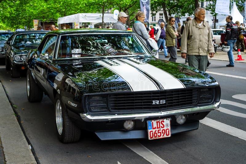 Muscle Car Chevrolet Camaro First Generation, 1968. Editorial Photography - Image of camaro, 95706747