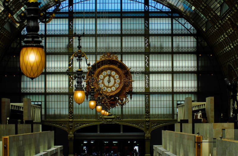 The Musee D orsay clock in Paris