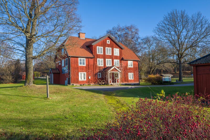 Museo de las tallas de la roca en Norrkoping fotos de archivo
