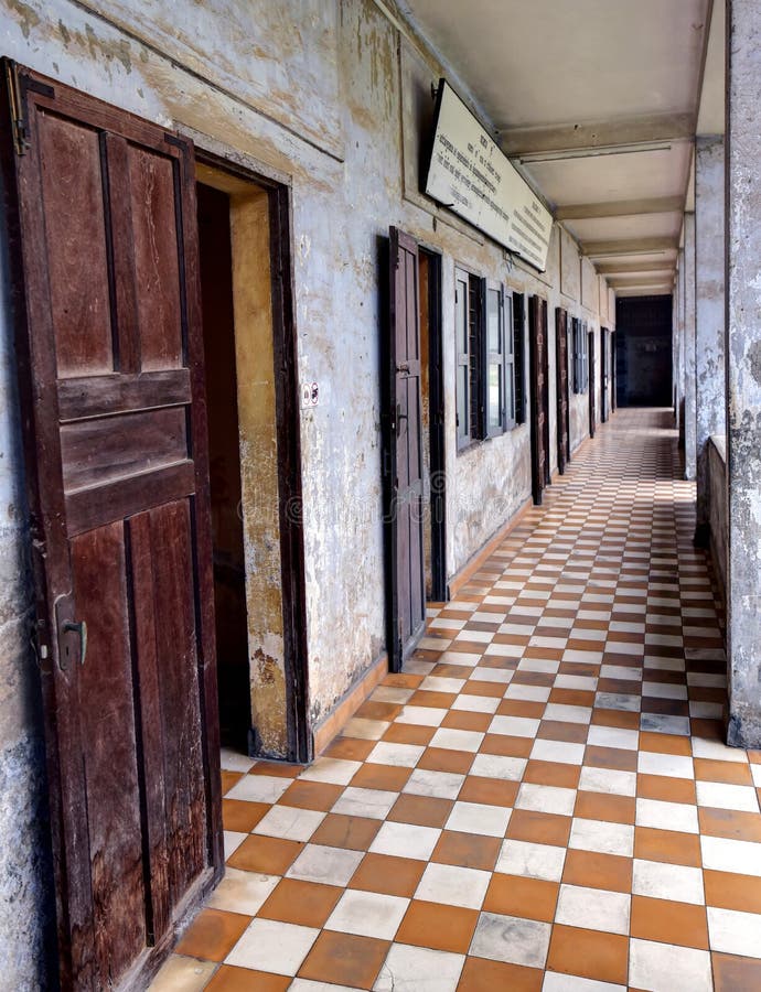 Museo del genocidio de Tuol Sleng imagen de archivo Museo del genocidio de Tuol Sleng imagen de archivo