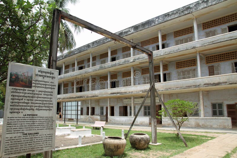 Museo del genocidio de Tuol Sleng en Phnom Penh fotos de archivo Museo del genocidio de Tuol Sleng en Phnom Penh fotos de archivo