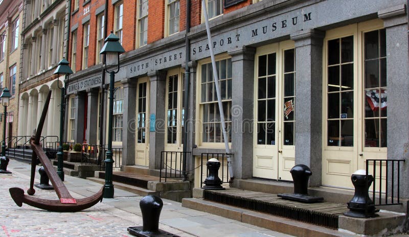 Museo del sud del porto marittimo della via, New York immagini stock Museo del sud del porto marittimo della via, New York immagini stock
