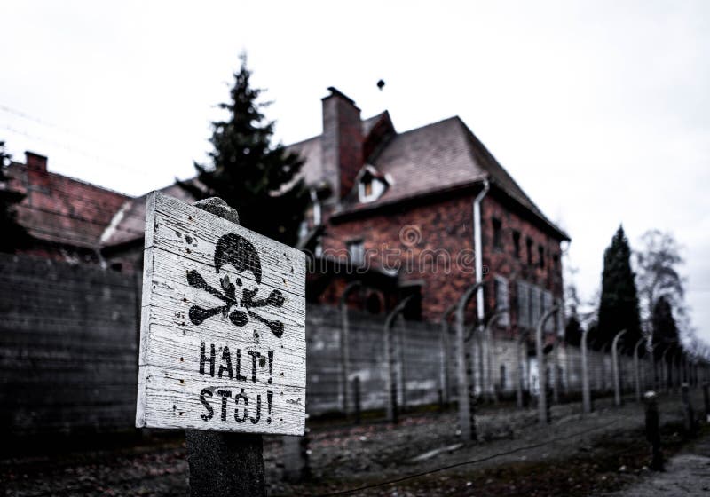 Museo di Auschwitz-Birkenau fotografia stock Museo di Auschwitz-Birkenau fotografia stock