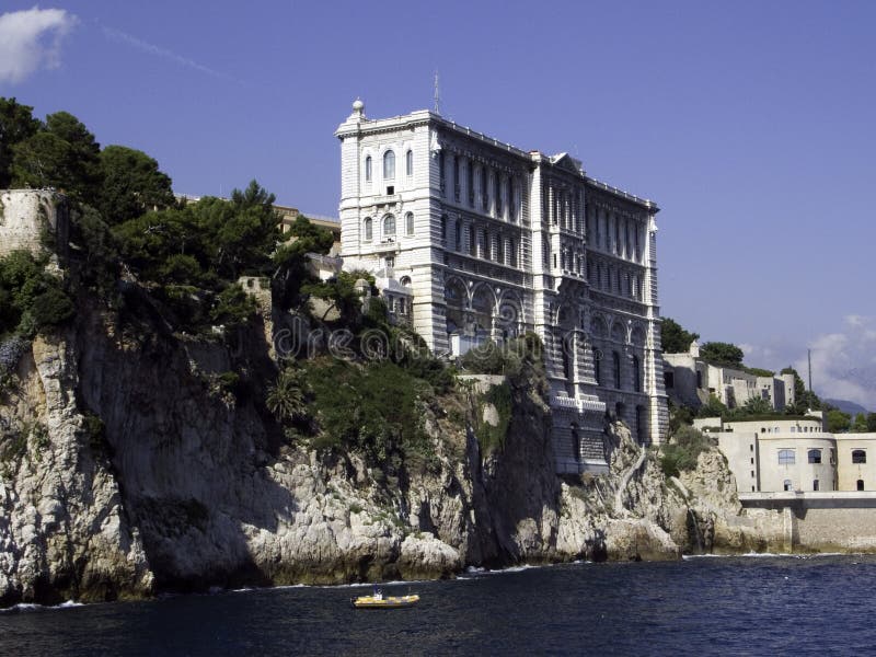 Museo gráfico Mónaco de Oceano imágenes de archivo libres de regalías Museo gráfico Mónaco de Oceano imágenes de archivo libres de regalías