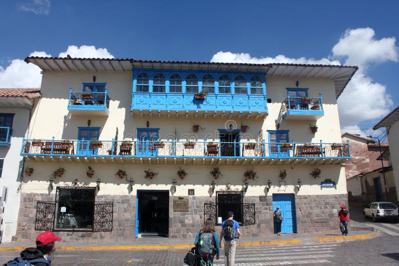 Museo HistÃ³rico Regional, Cusco, Peru stock image