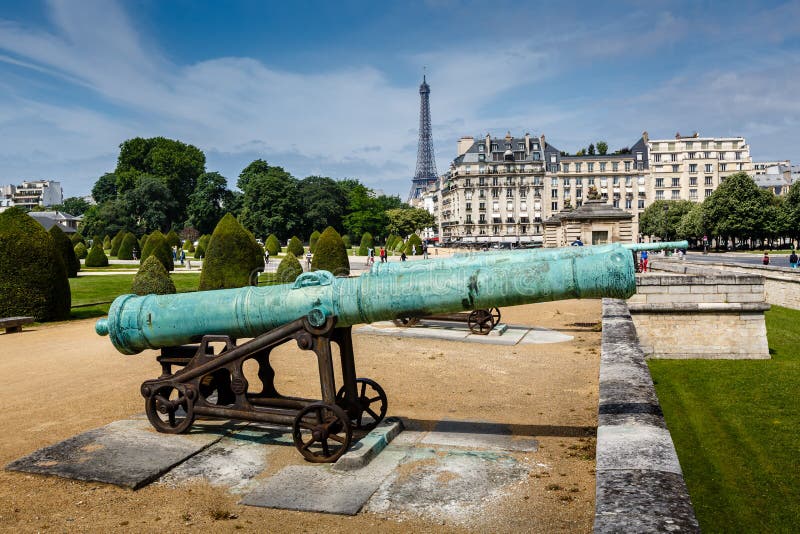 Les Invalides War History Museum in Paris, France. Les Invalides War History Museum in Paris, France