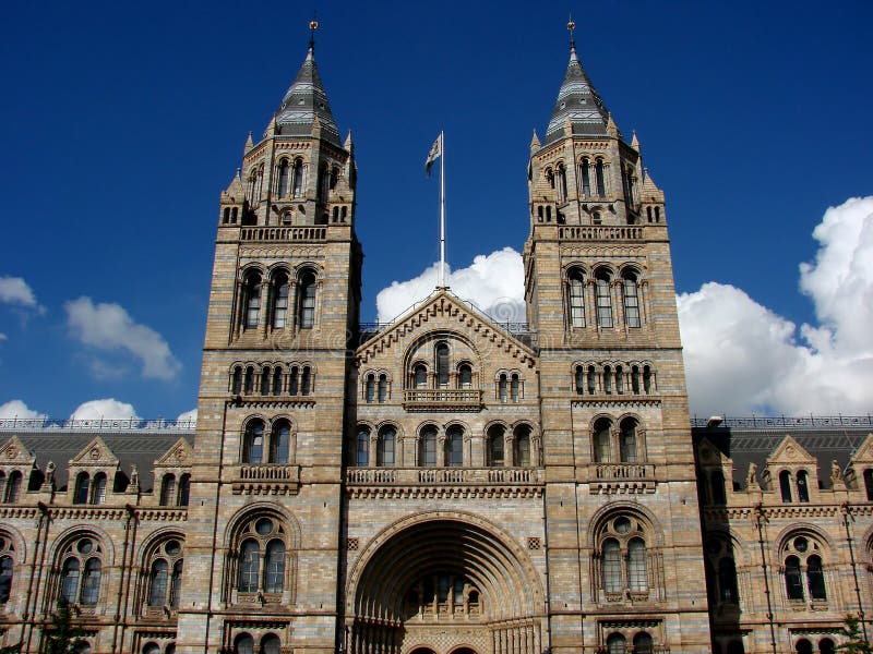 Entrance to the Natural History Museum in Kensington, London, England. Entrance to the Natural History Museum in Kensington, London, England