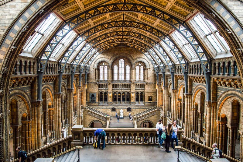 Museu da História natural em Londres foto de stock Museu da História natural em Londres foto de stock