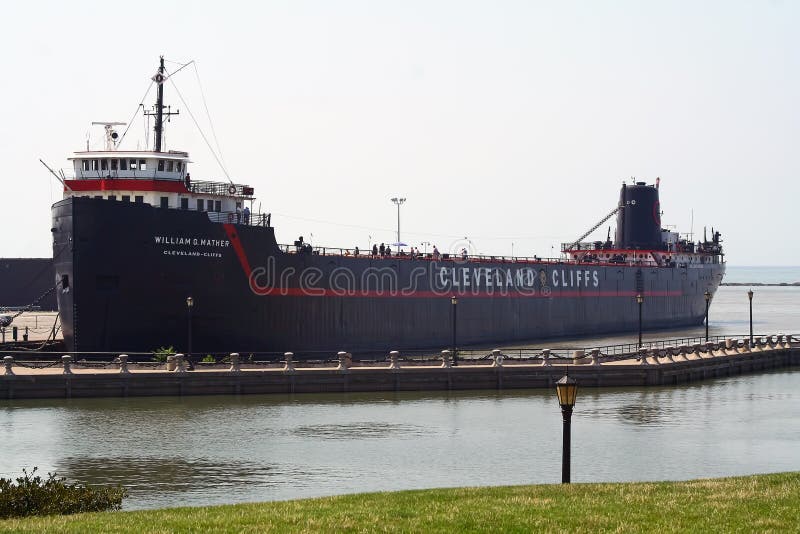 Museu do Navio a Vapor William G. Mather imagem de stock