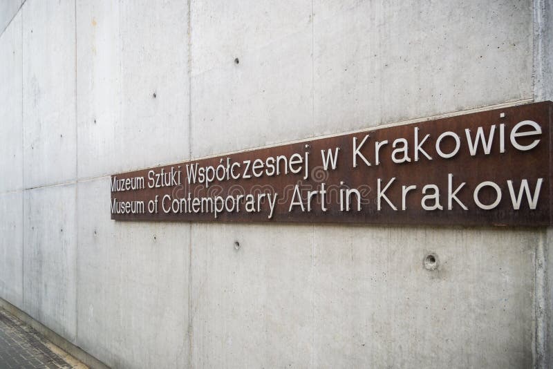Museum of Contemporary Art in Krakow MOCAK royalty free stock image Museum of Contemporary Art in Krakow MOCAK royalty free stock image
