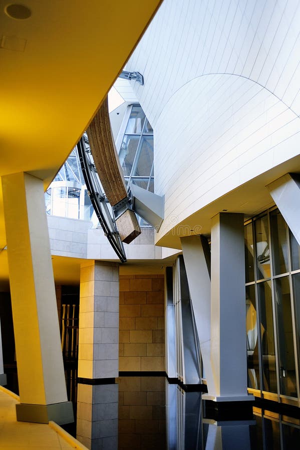 The Fondation Louis Vuitton Museum in Paris Editorial Stock Image