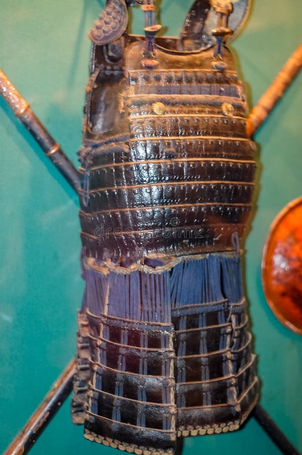 Museum Exhibits, Samples of Weapons and Armor Editorial Photography