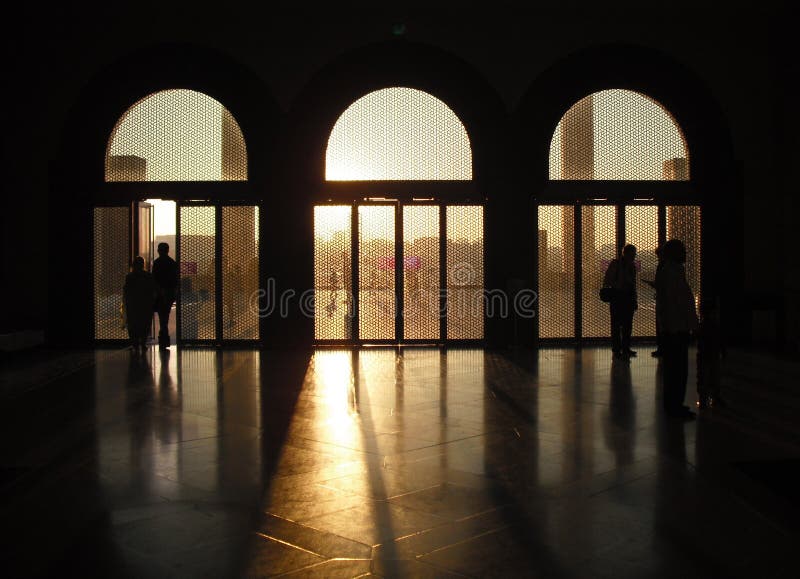 Musée Vun islamesch konscht Op Sonnenënnergang,, quatar.