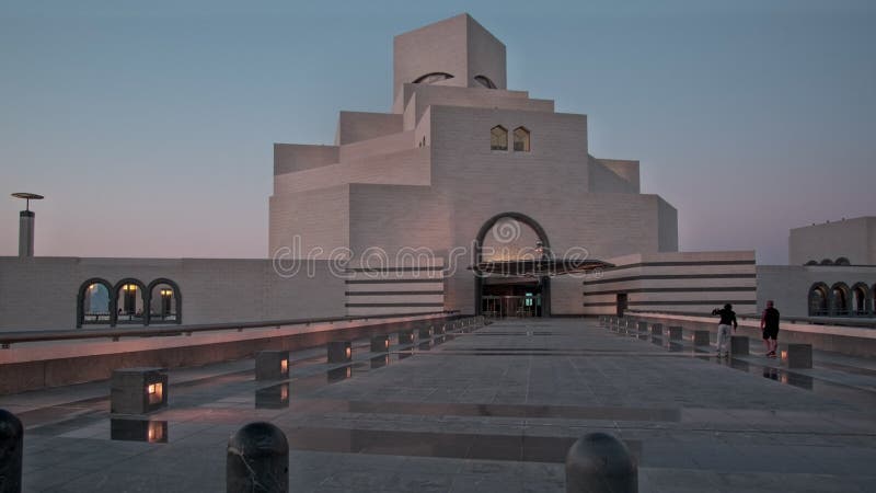 Museum of Islamic Art Doha, Qatar Sunset Exterior Shot Showing the Main ...