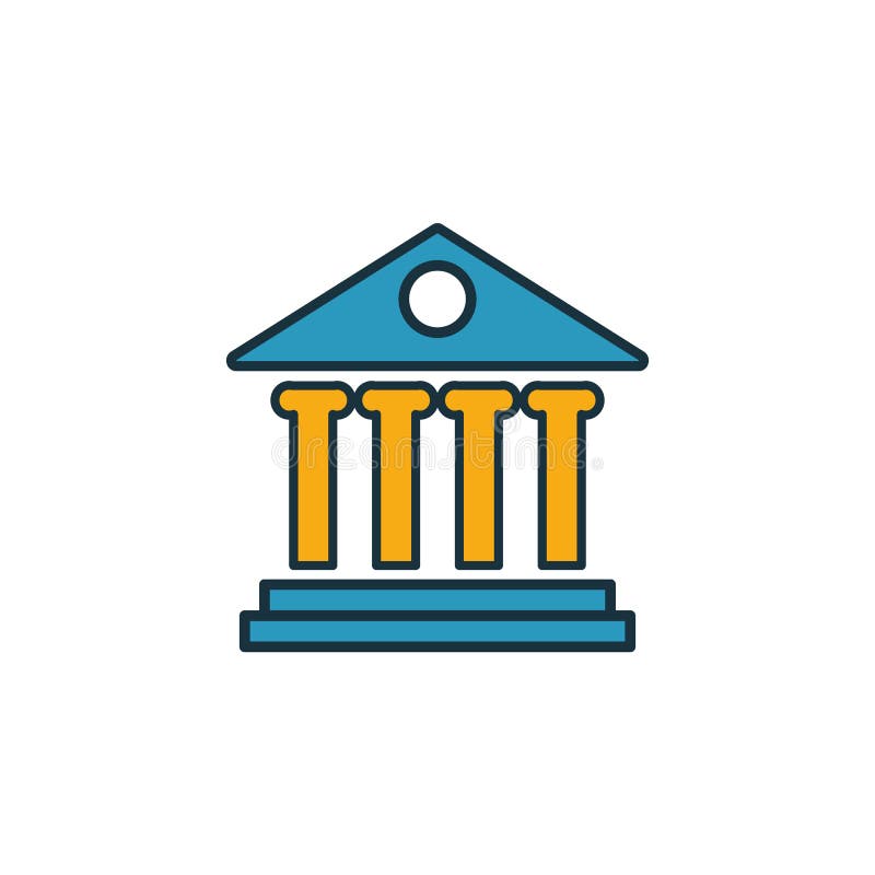 Museum outline icon. Thin style design from city elements icons collection. Pixel perfect symbol of museum icon. Web design, apps, software, print usage