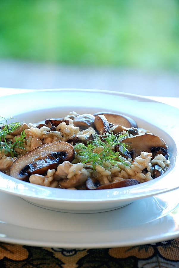 Mushroom risotto