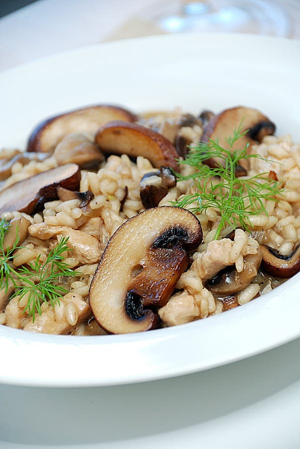 Mushroom risotto