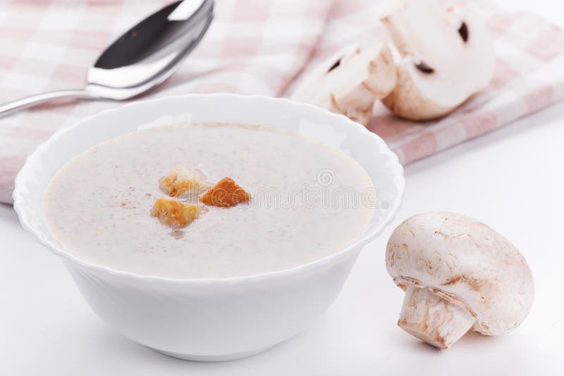 Mushrooms cream soup