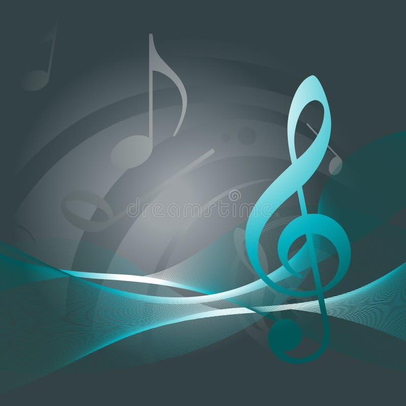 Music background vector illustration