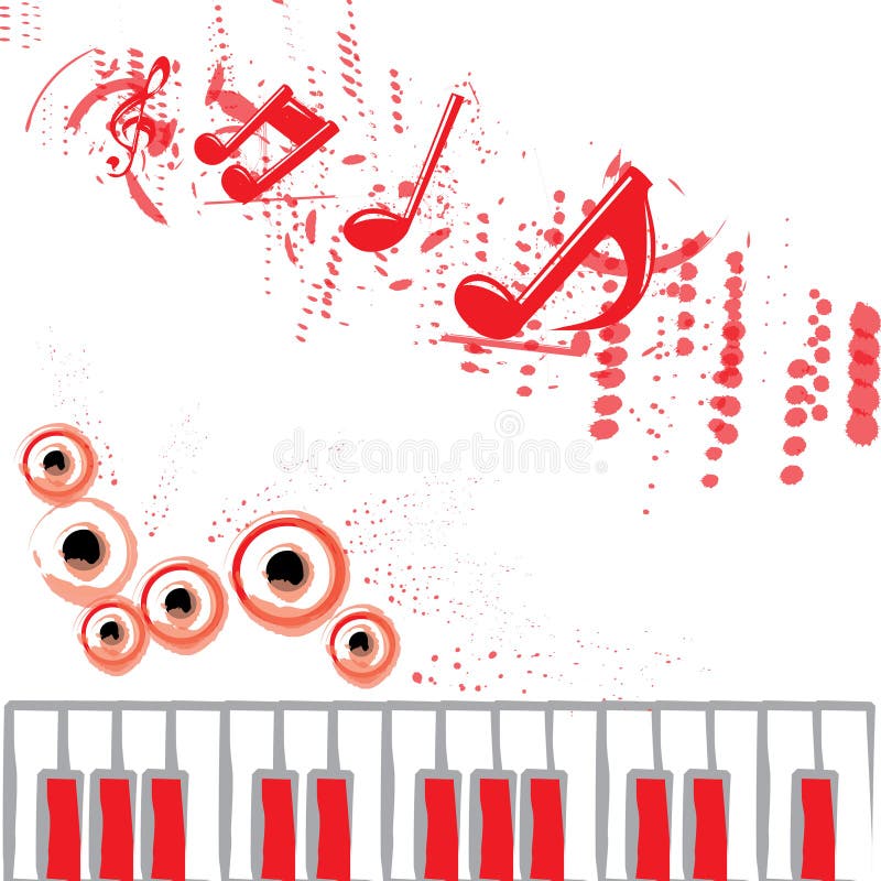 Music Background Red