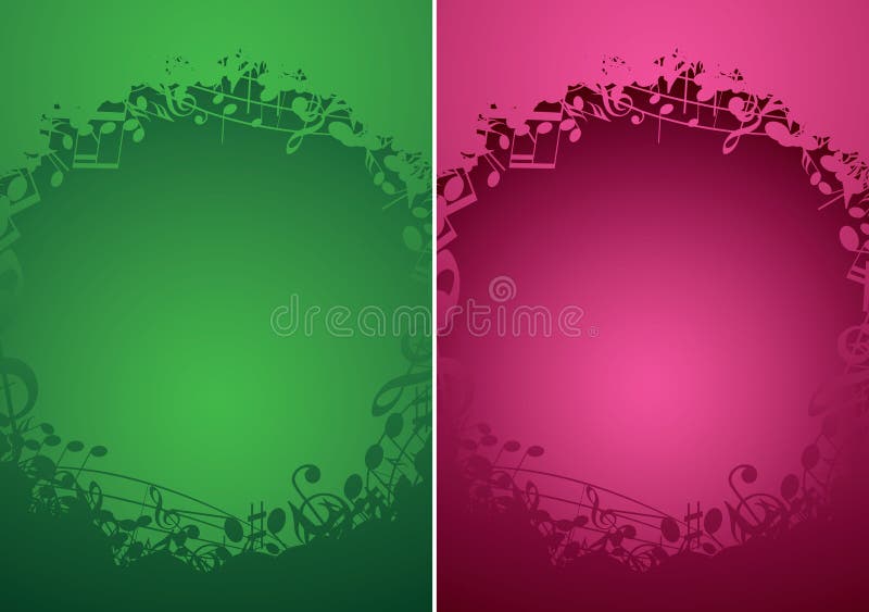 Music notes frames stock illustration. Illustration of artistic 62164706