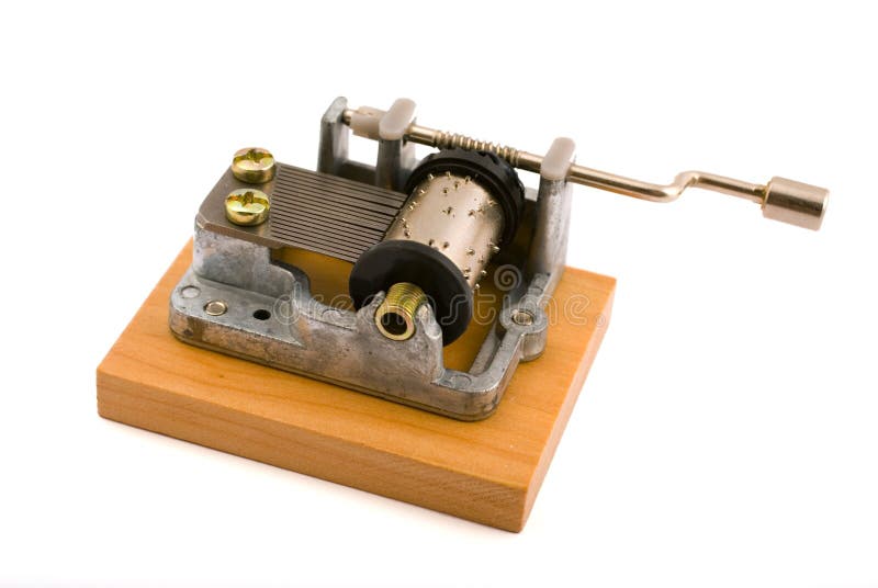 Music box stock photo. Image of raised, mechanism, note 5861064