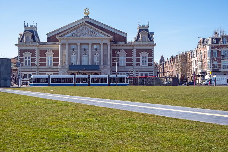 Music Building in Amsterdam Netherlands Stock Photo Image of heritage