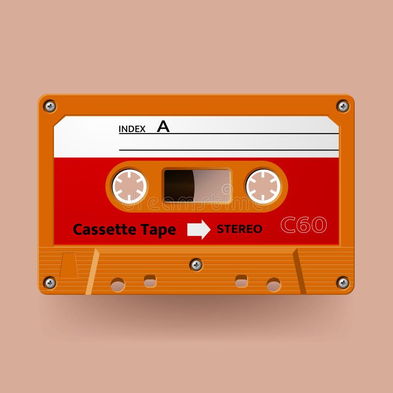 Cassette Tape 90 design 2 stock illustration. Illustration of design 271658062