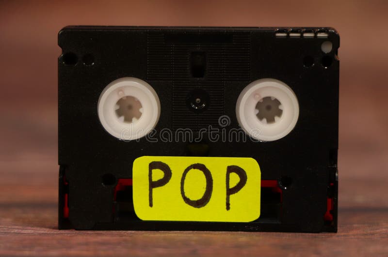 Music Cassette Tape. pop stock photo. Image of tape 162570564
