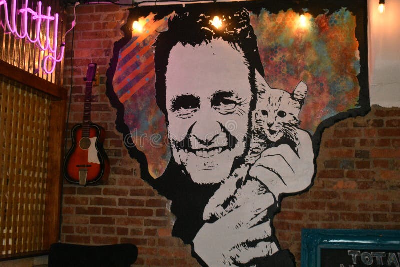 The Music City themed Mewsic Kitty Cafe in Nashville, Tennessee, is part of a new,fast growing trend of cat cafes spreading around the world. People can interact with adoptable rescue cats in a comfy, cage free living room like setting. Guests can also partake in coffee and tea drinks, as well as other refreshment while mingling with the cats and kittens in a cozy venue. The Music City themed Mewsic Kitty Cafe in Nashville, Tennessee, is part of a new,fast growing trend of cat cafes spreading around the world. People can interact with adoptable rescue cats in a comfy, cage free living room like setting. Guests can also partake in coffee and tea drinks, as well as other refreshment while mingling with the cats and kittens in a cozy venue.