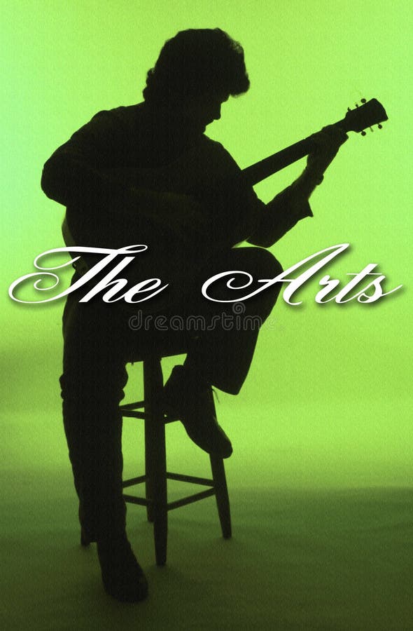 A Classical Guitar Player Sitting on a Bar Stool Stock Image Image of song, instruments 266624865