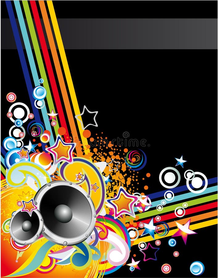 Music Colorful Abstract Background Stock Vector Illustration of dance