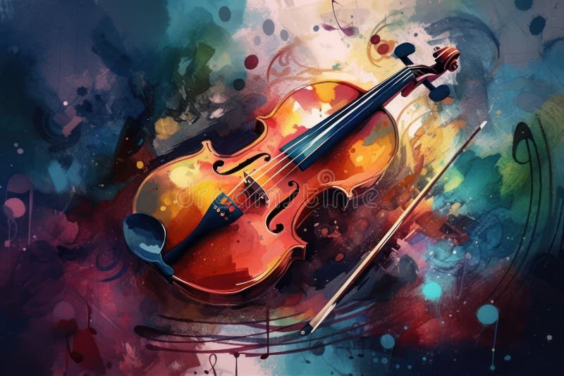 Music Concept Design stock illustration. Illustration of watercolor
