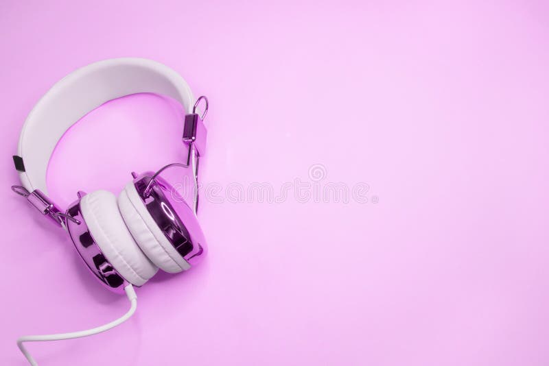 Music Background with Blue Headphones and Microphone. Stock Image - Image  of equipment, digital: 139508215