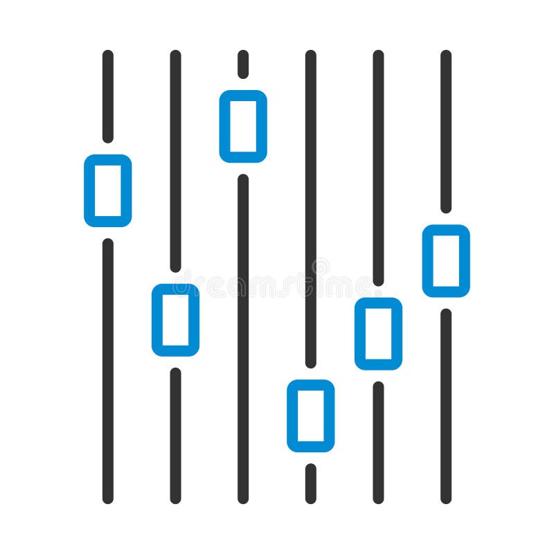 Music Equalizer Icon stock vector. Illustration of outline 244955539